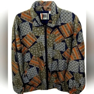 Evr Silk Women's Small Lightweight Vintage Bomber Jacket Full Zip Up Casual Wear